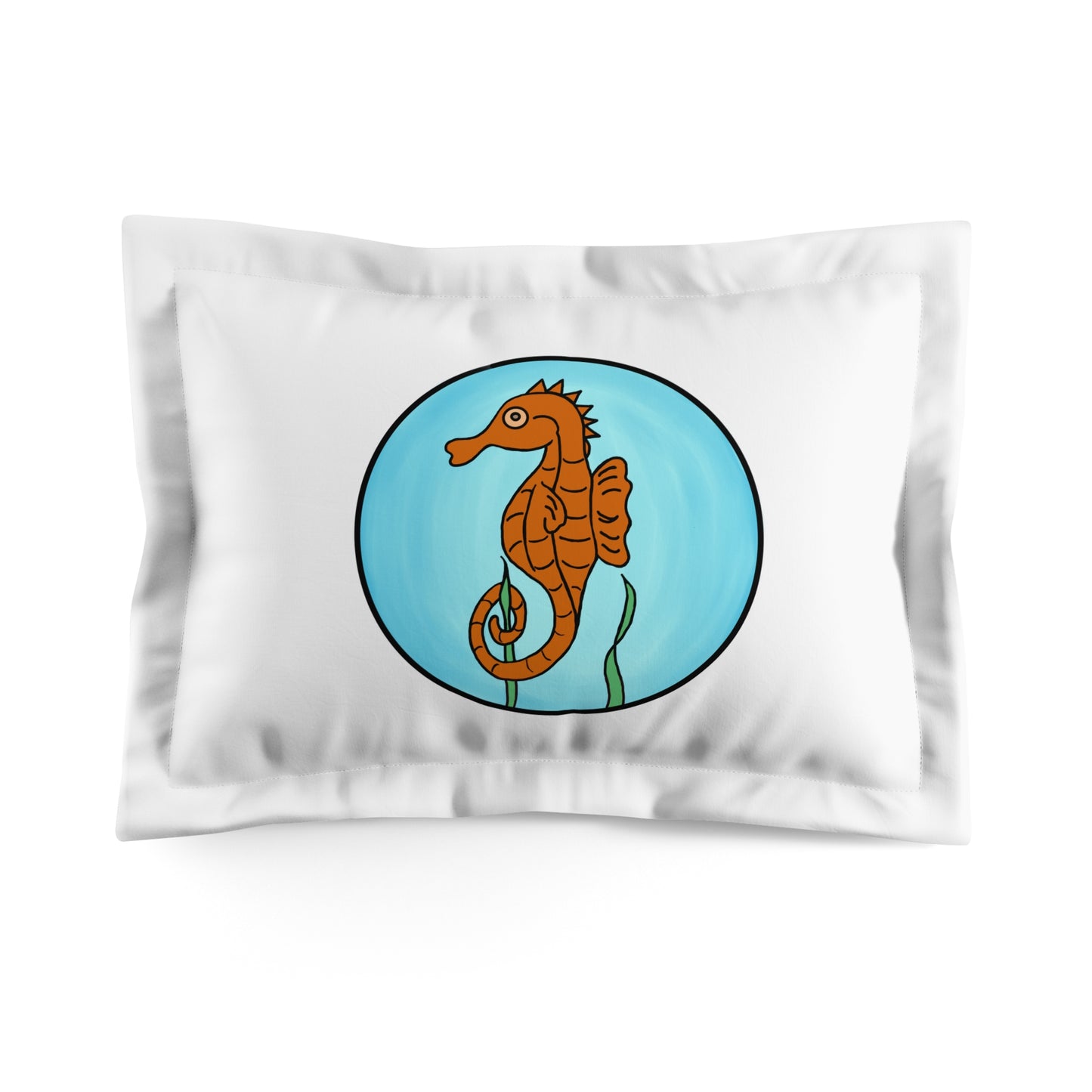 Sea Horse - Microfiber Pillow Sham