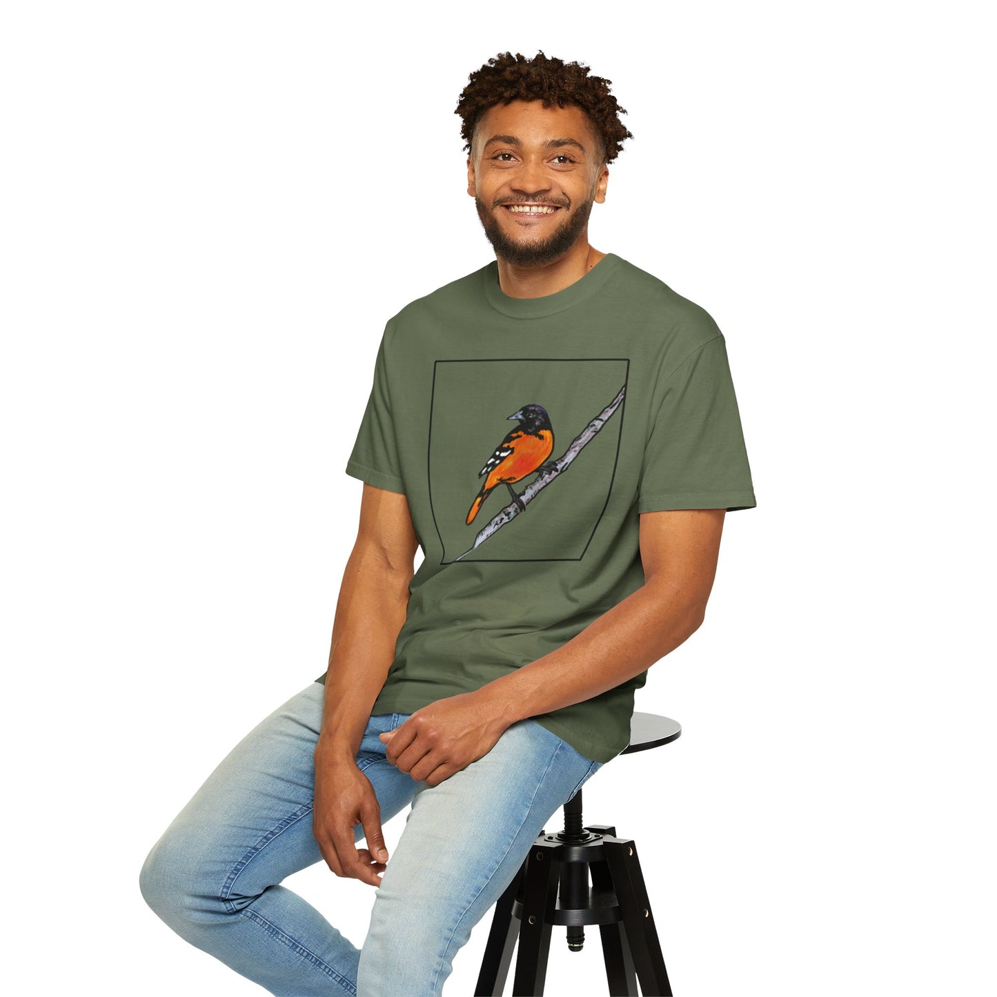 Oriole - Unisex Garment-Dyed T-shirt