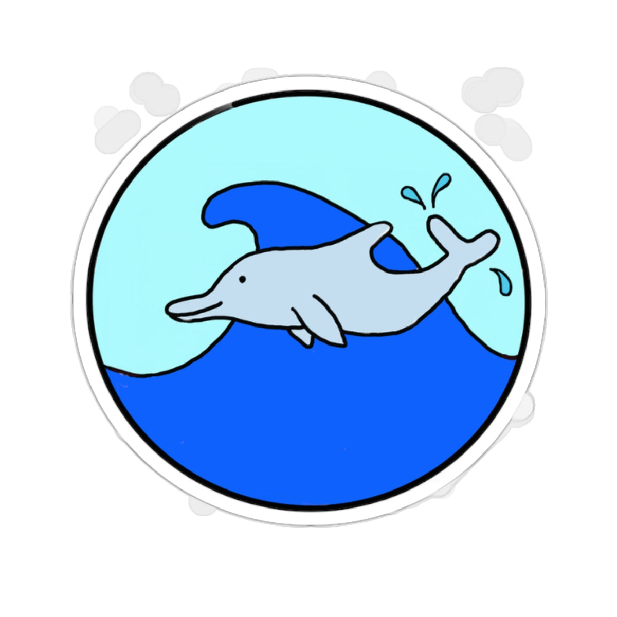 Dolphin - Kiss-Cut Stickers