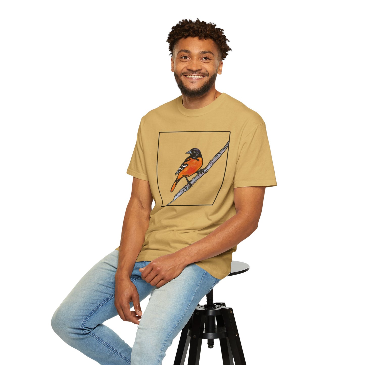 Oriole - Unisex Garment-Dyed T-shirt