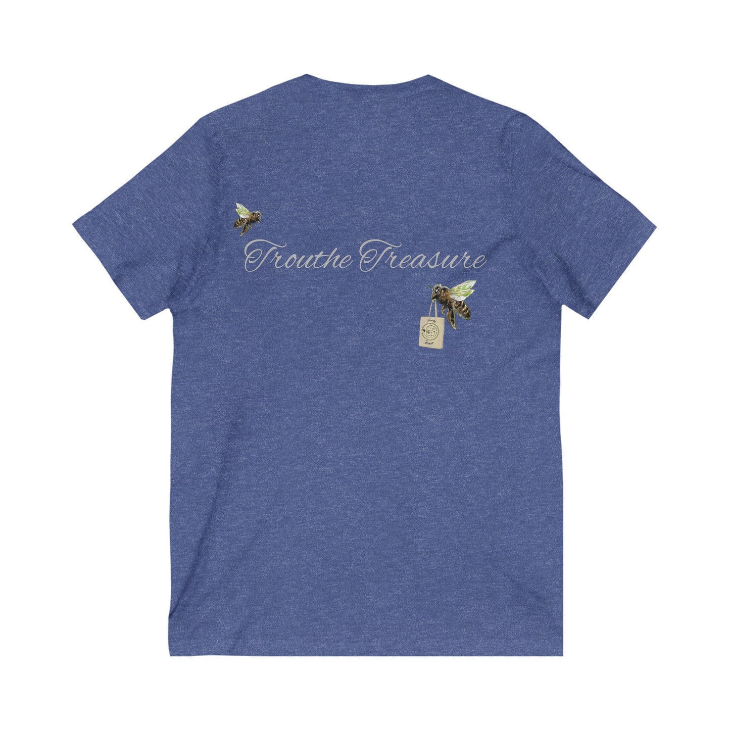 Trouthe Treasure - Unisex Jersey Short Sleeve V-Neck Tee