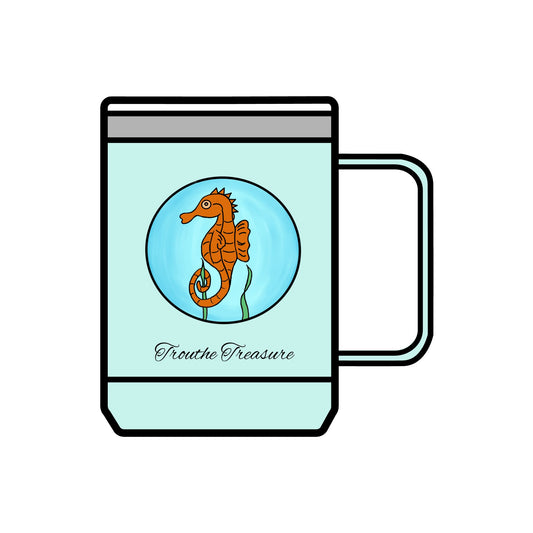 TT Seahorse - Coffee Mug Tumbler, 15oz