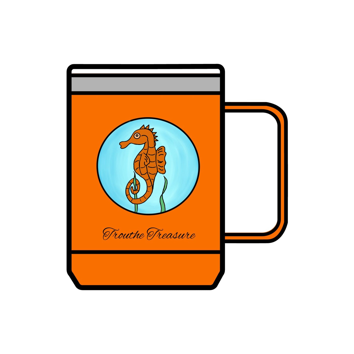 TT Seahorse - Coffee Mug Tumbler, 15oz