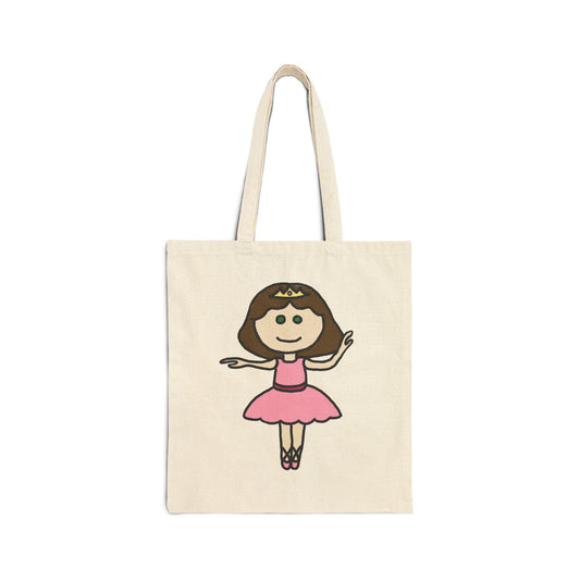 Ballerina - Cotton Canvas Tote Bag