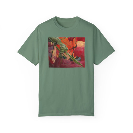 Praying mantis - Unisex Garment-Dyed T-shirt