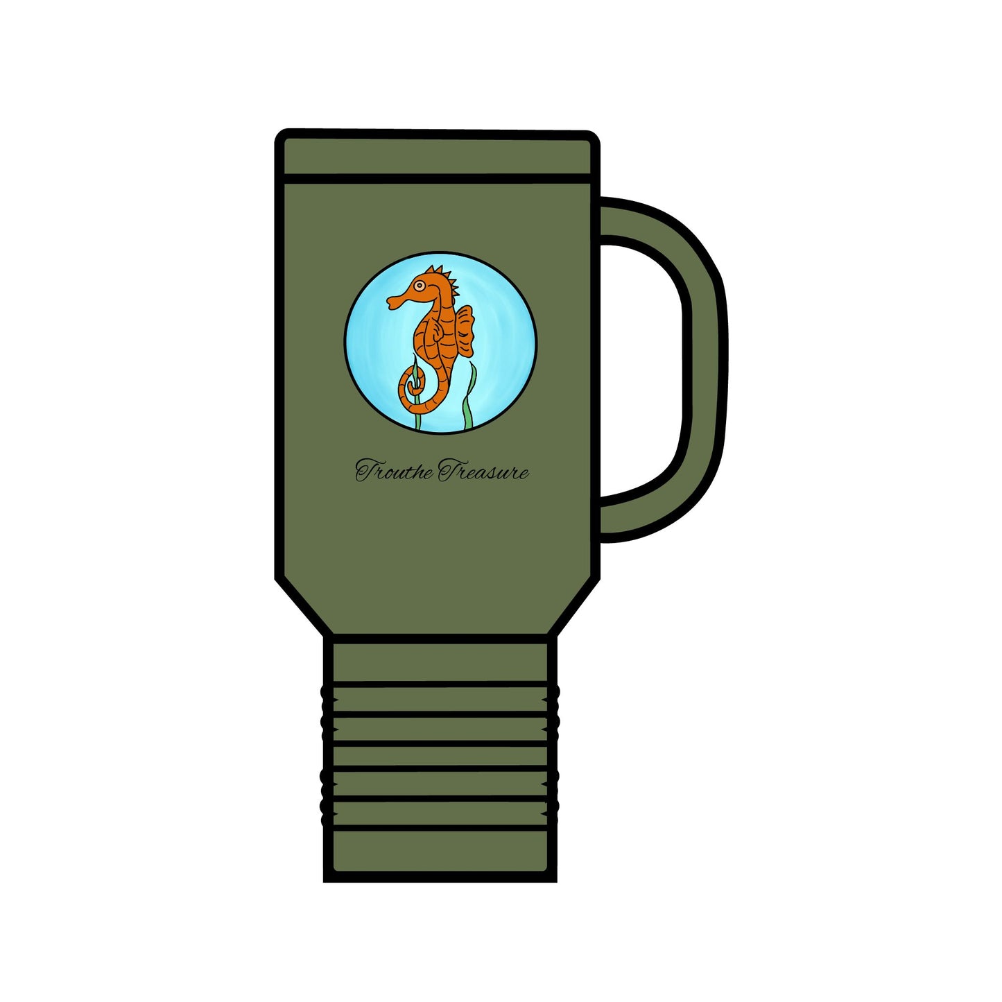 TT Seahorse - Insulated Travel Mug, 40oz