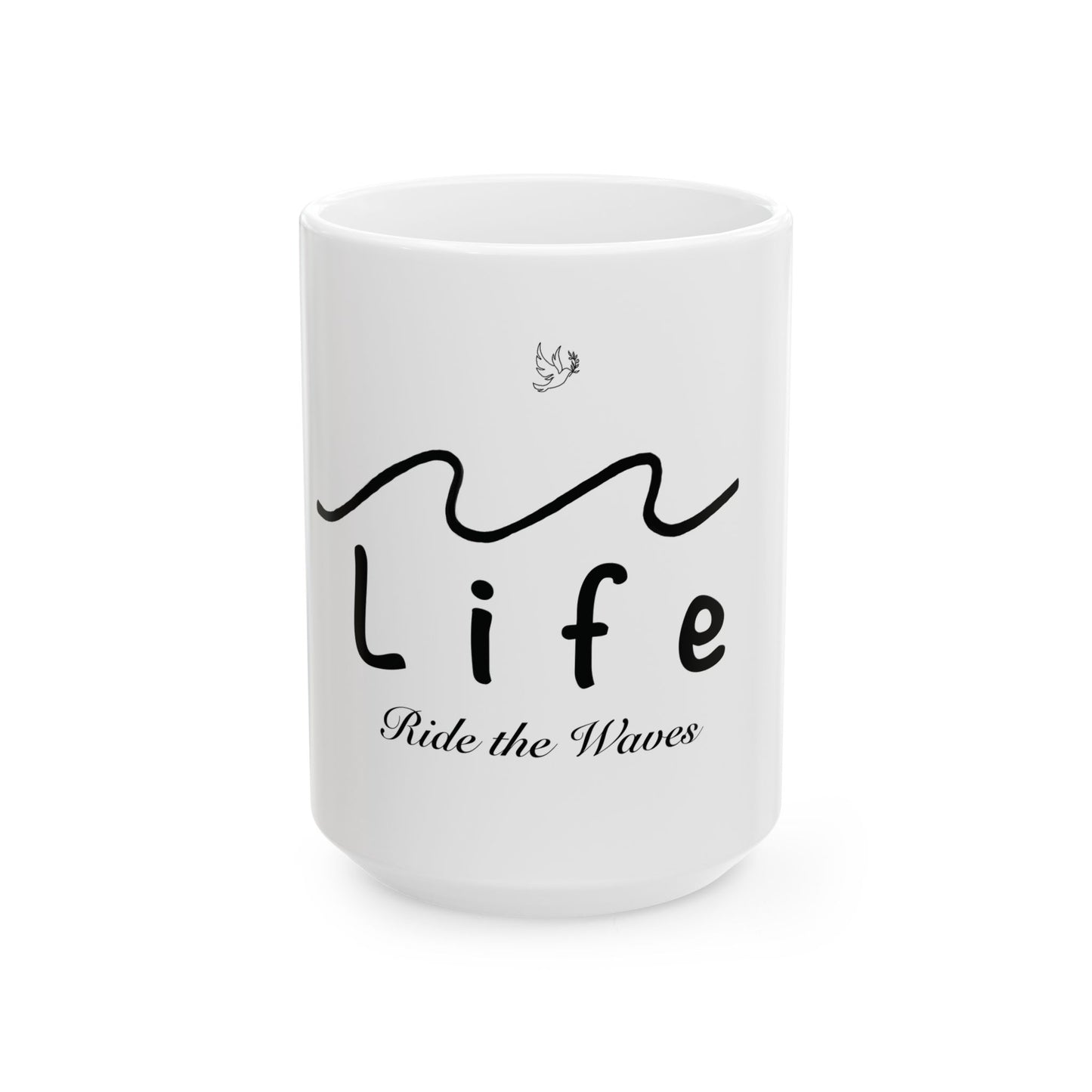 Life’s Waves - Ceramic Mug, (11oz, 15oz)