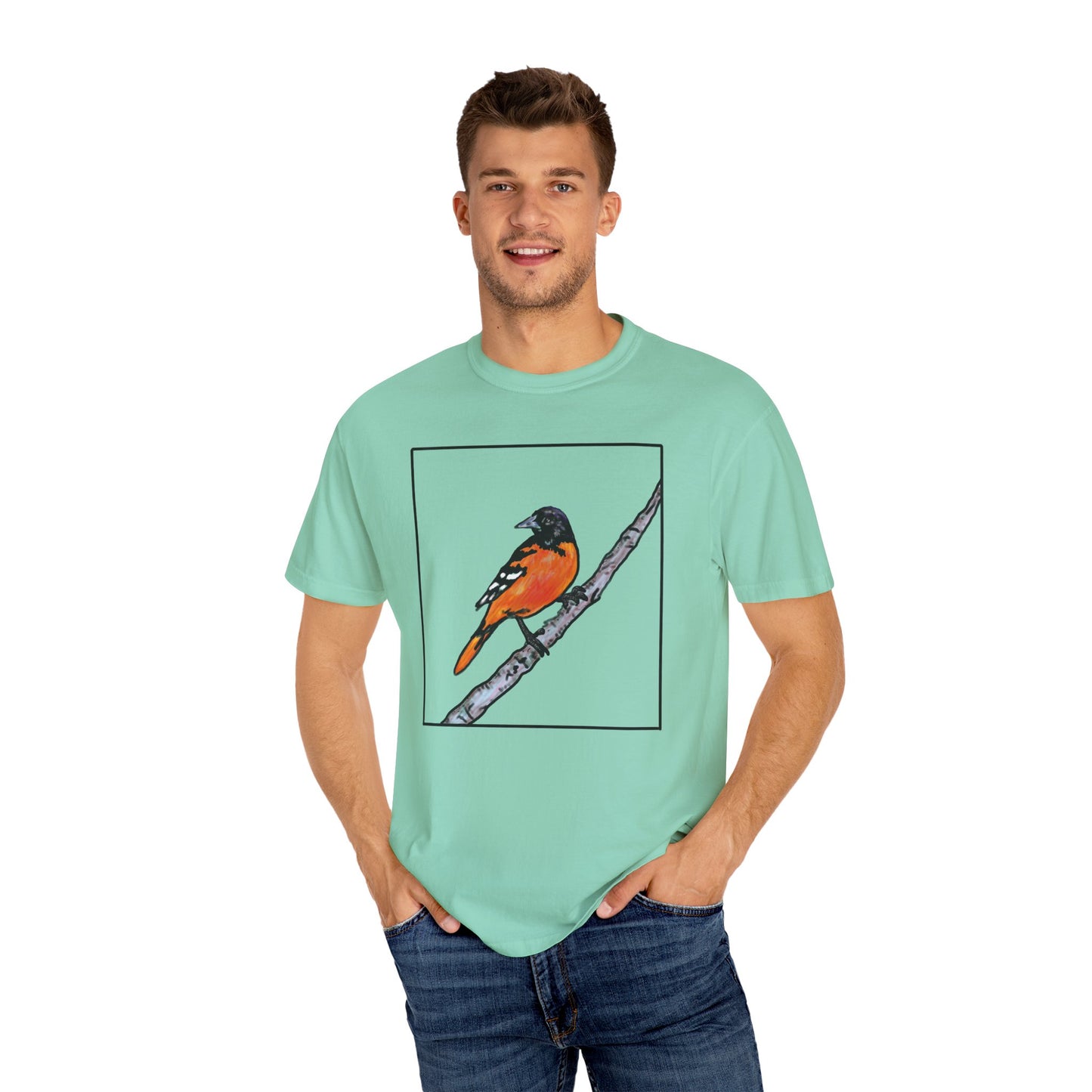 Oriole - Unisex Garment-Dyed T-shirt