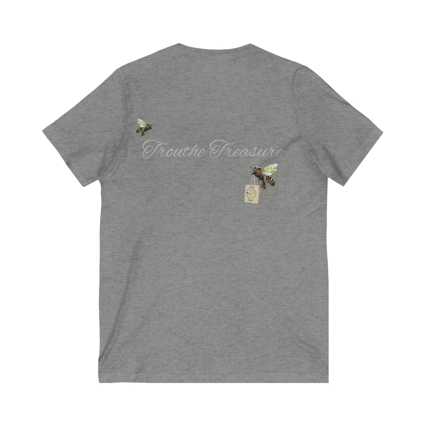 Trouthe Treasure - Unisex Jersey Short Sleeve V-Neck Tee