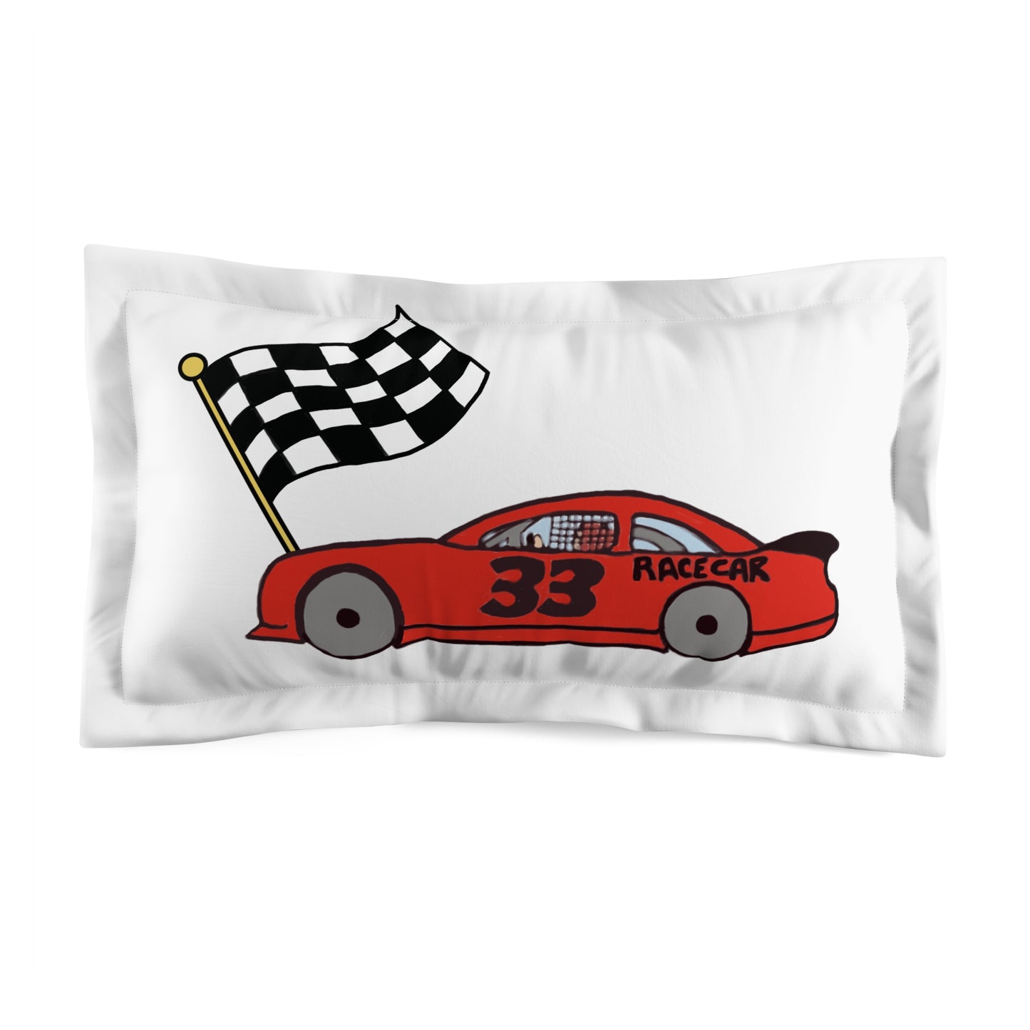 Race car - Microfiber Pillow Sham