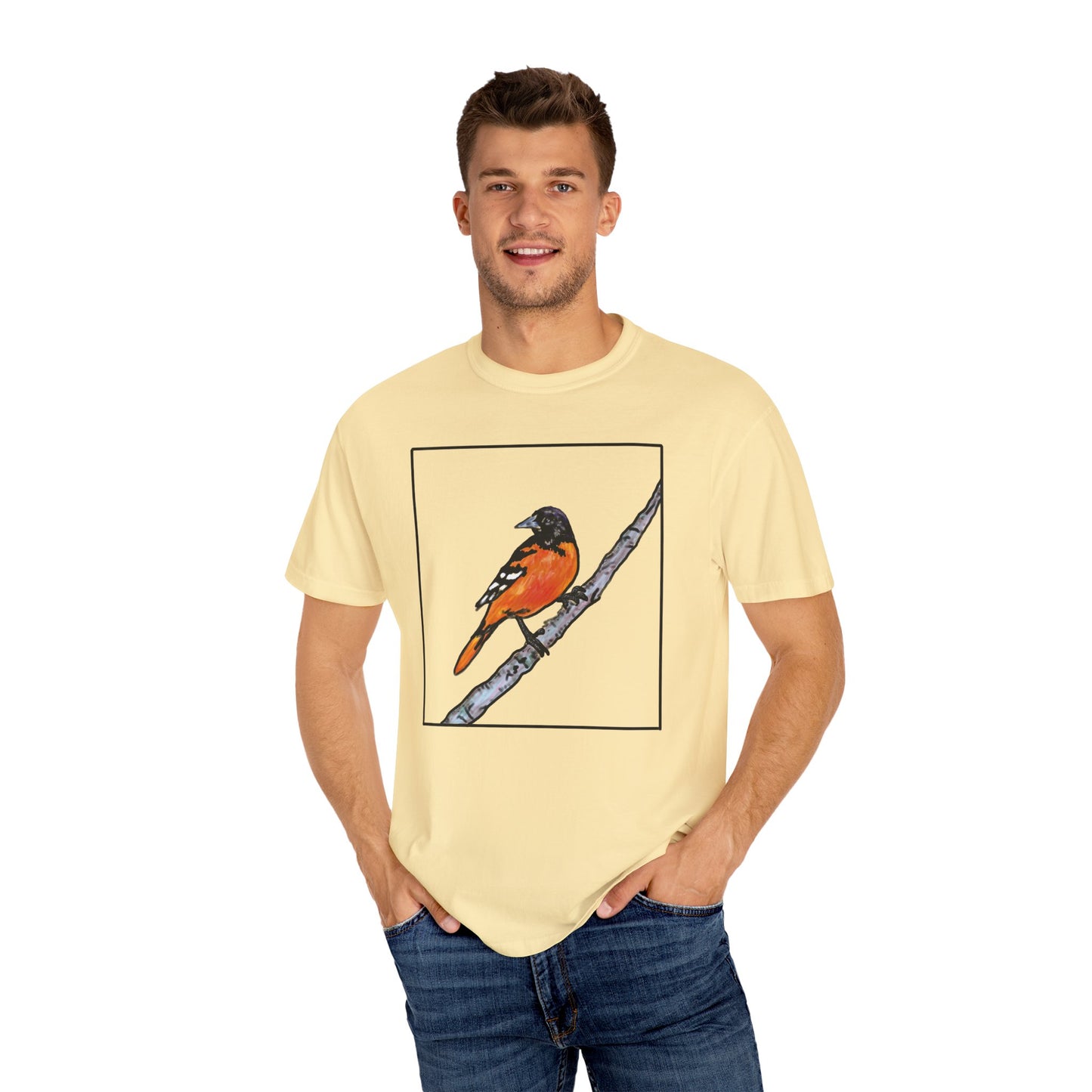 Oriole - Unisex Garment-Dyed T-shirt