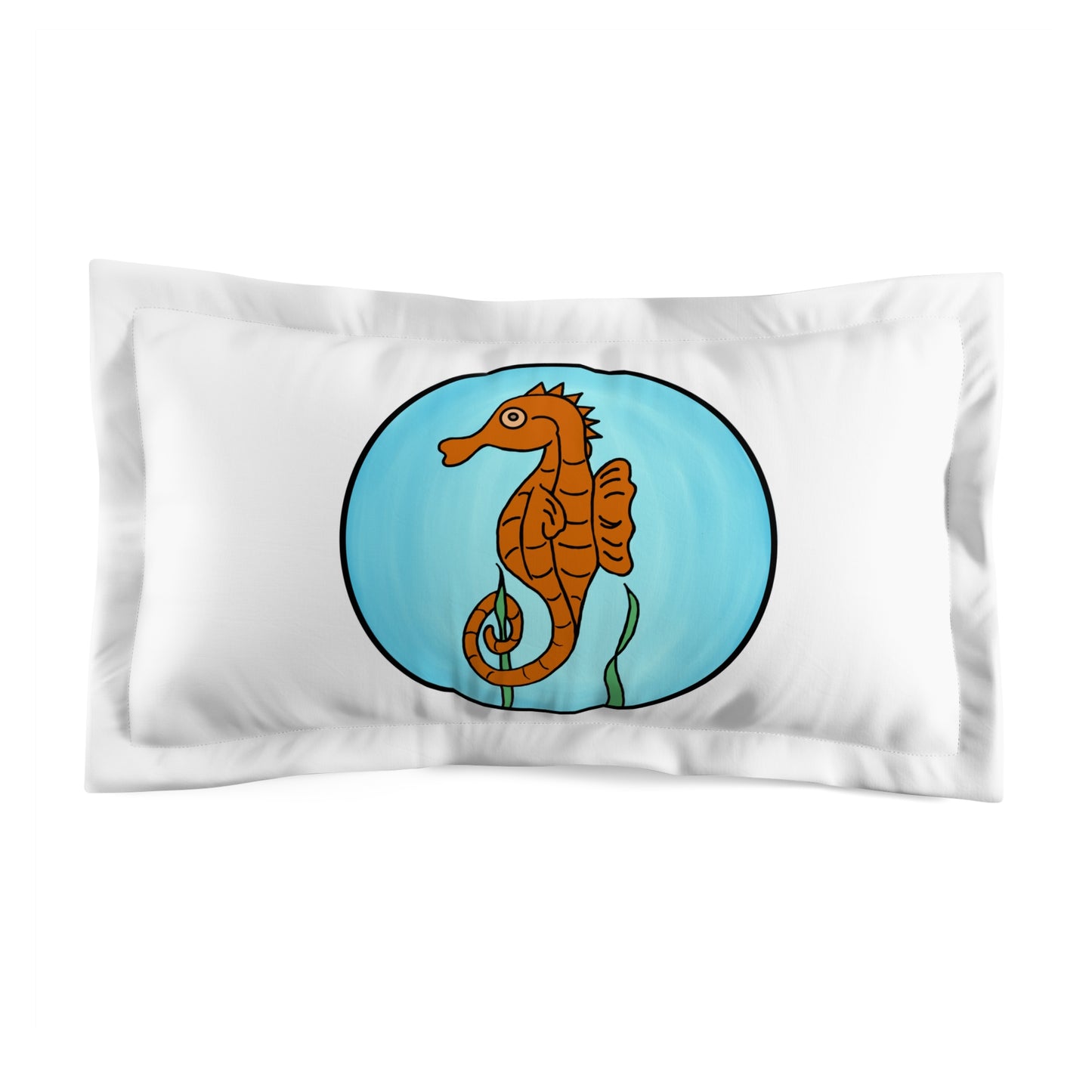 Sea Horse - Microfiber Pillow Sham