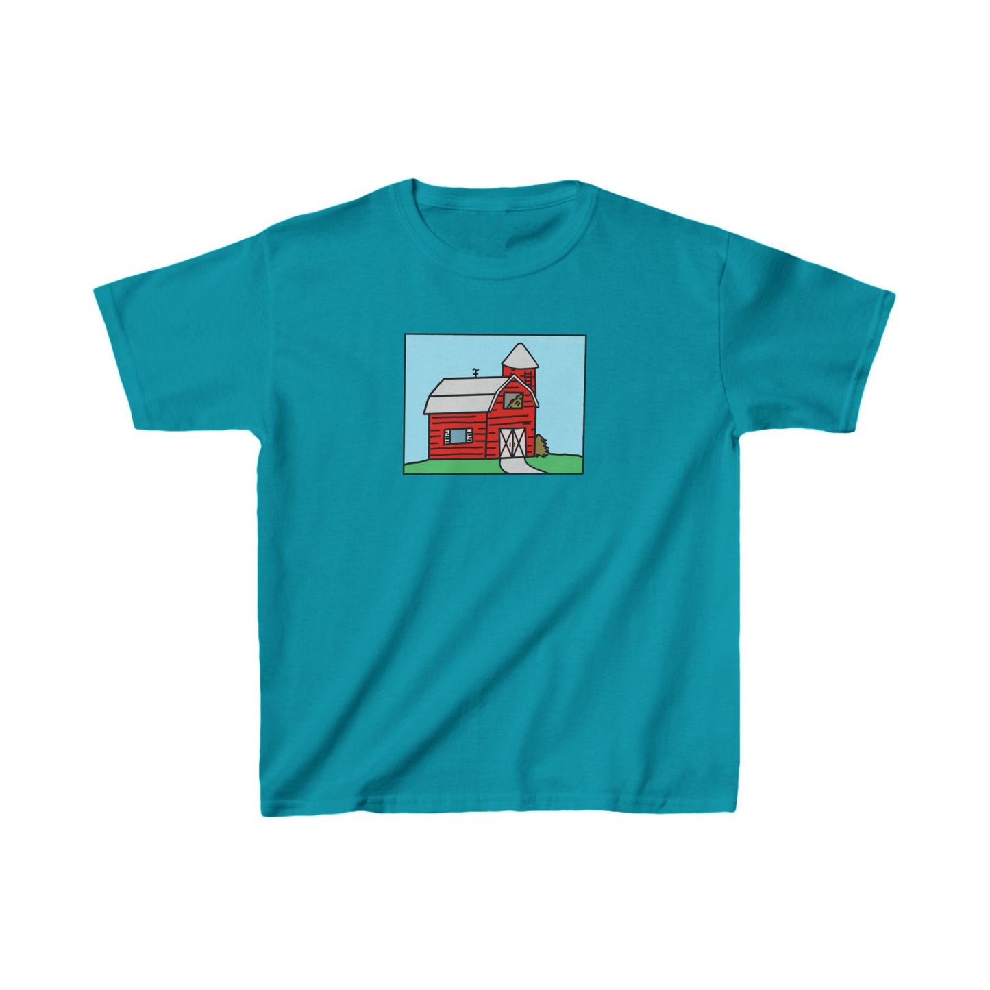 Red barn - Kids Heavy Cotton™ Tee