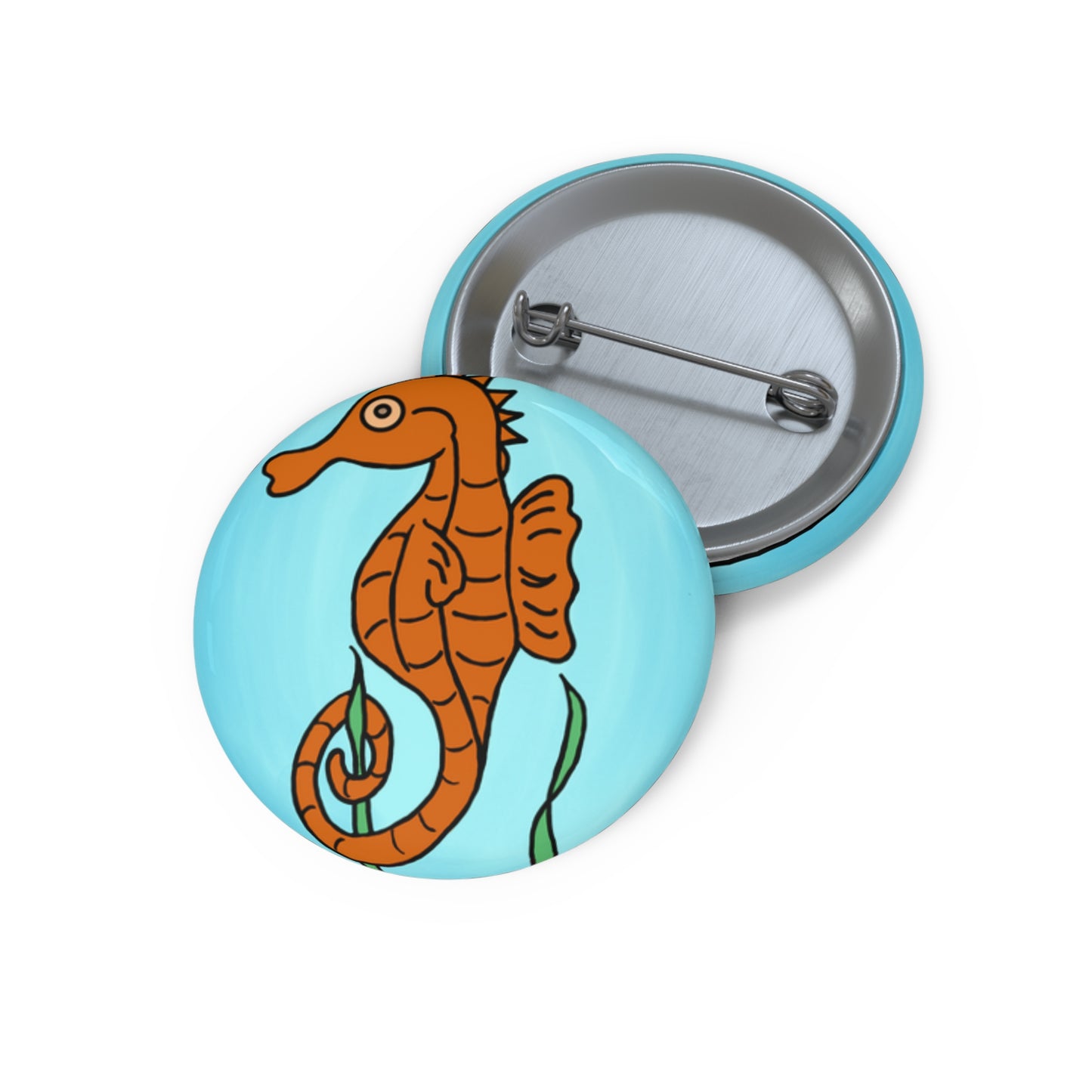 Seahorse - Custom Pin Buttons