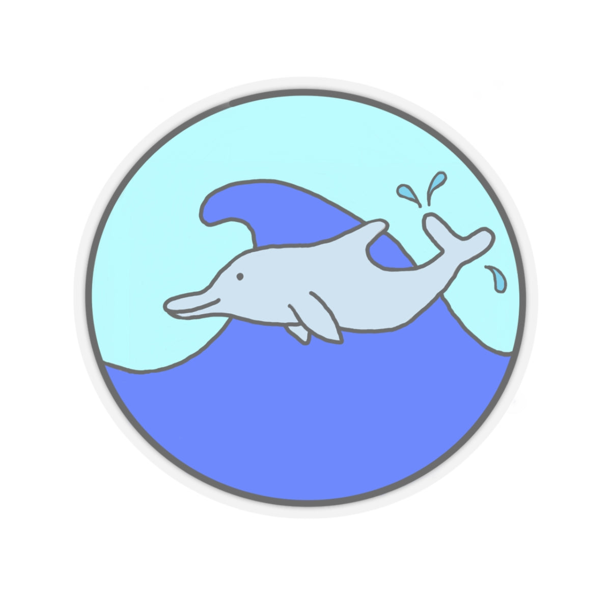 Dolphin - Kiss-Cut Stickers