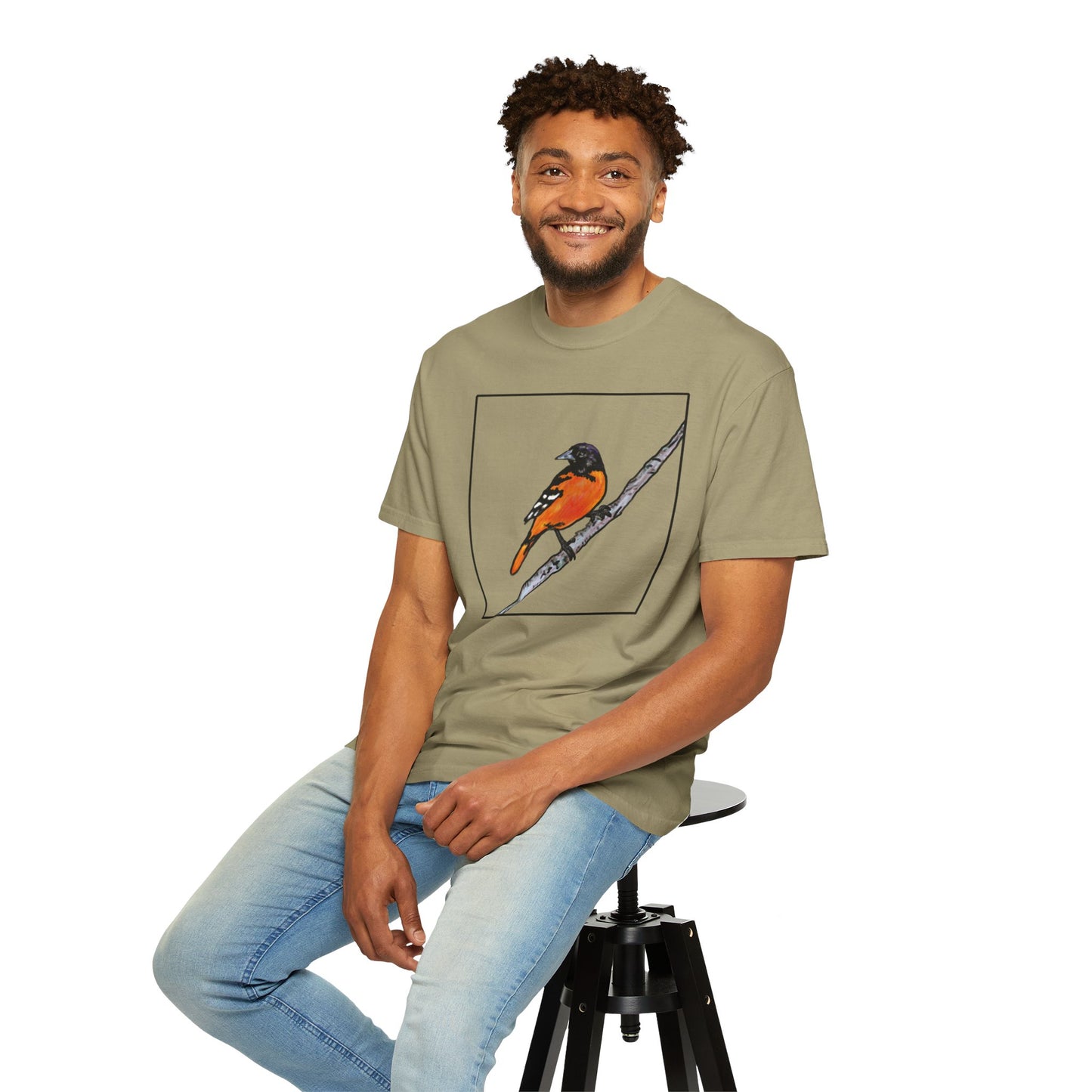 Oriole - Unisex Garment-Dyed T-shirt