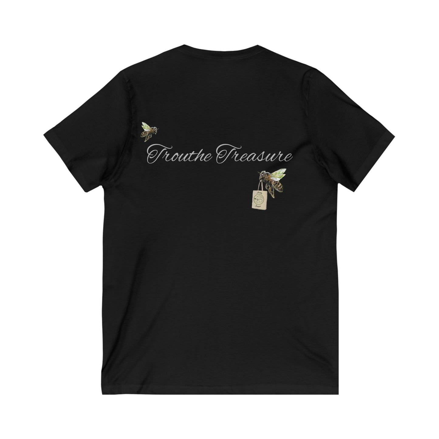 Trouthe Treasure - Unisex Jersey Short Sleeve V-Neck Tee