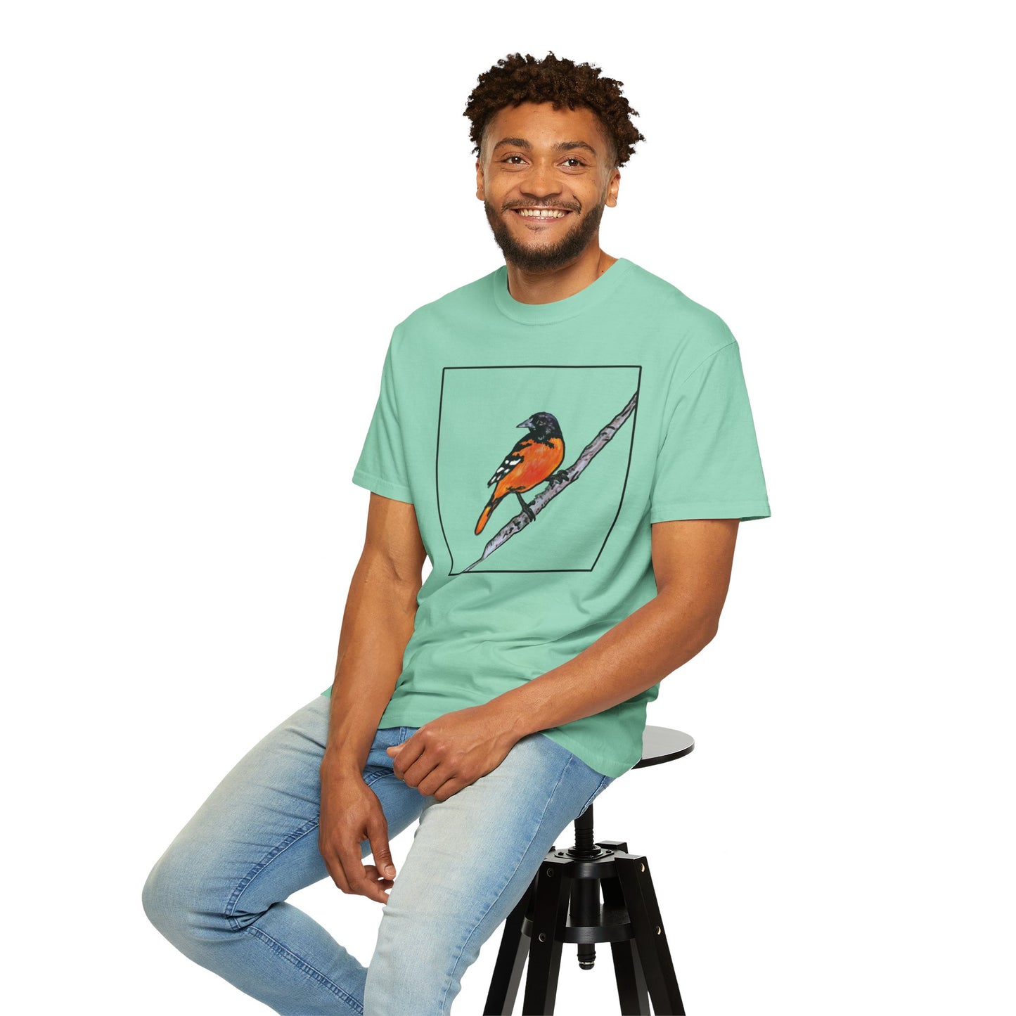 Oriole - Unisex Garment-Dyed T-shirt