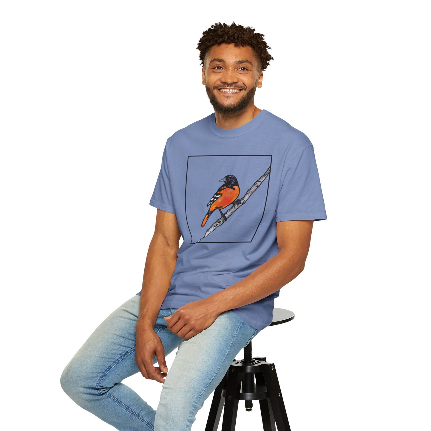 Oriole - Unisex Garment-Dyed T-shirt