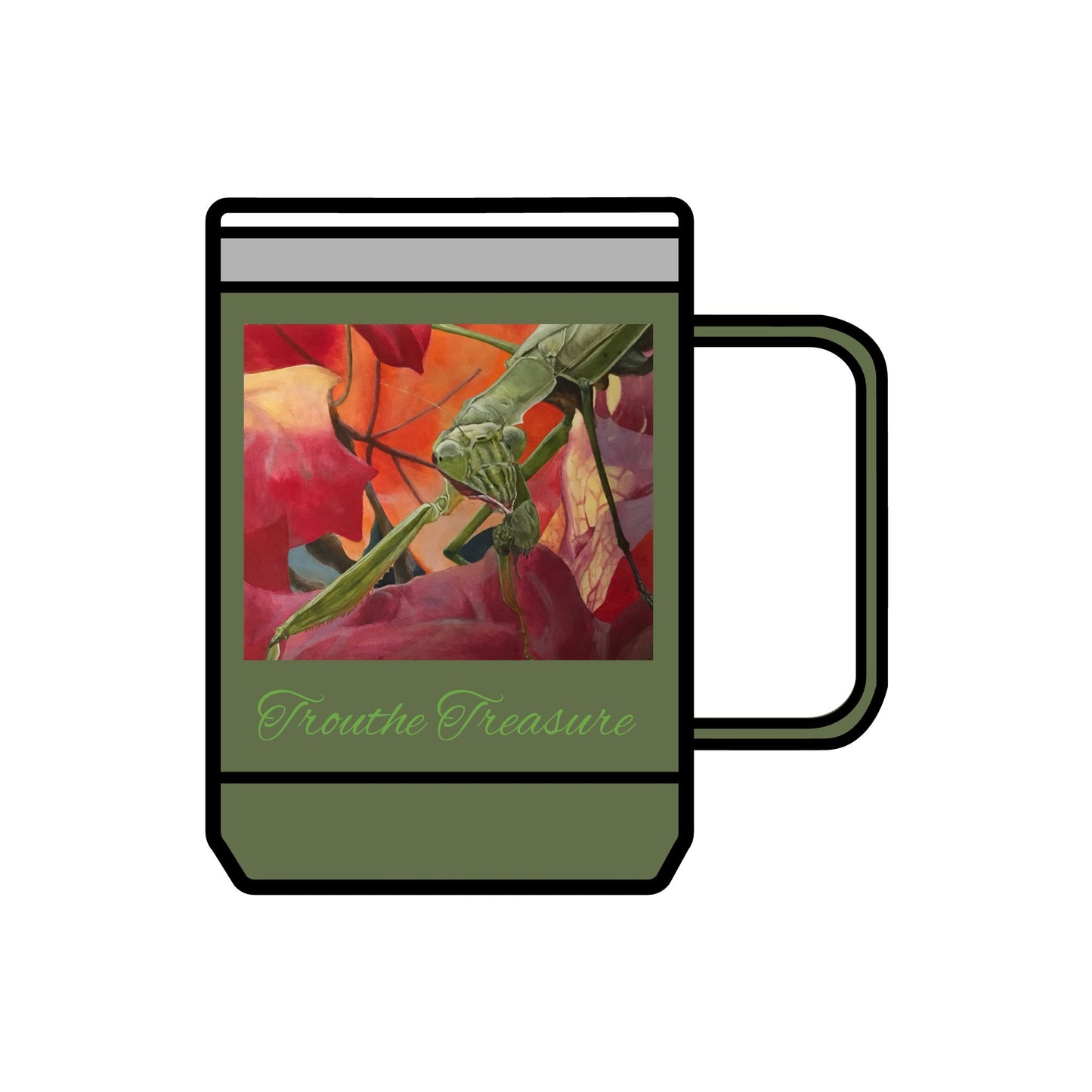 TT  Mantis - Coffee Mug Tumbler, 15oz