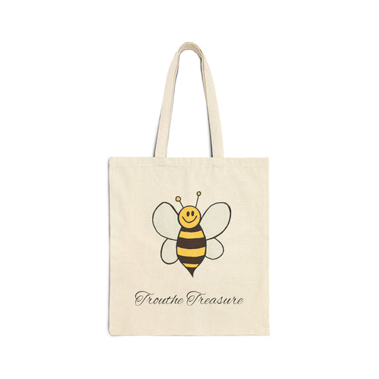 Bee - Cotton Canvas Tote Bag