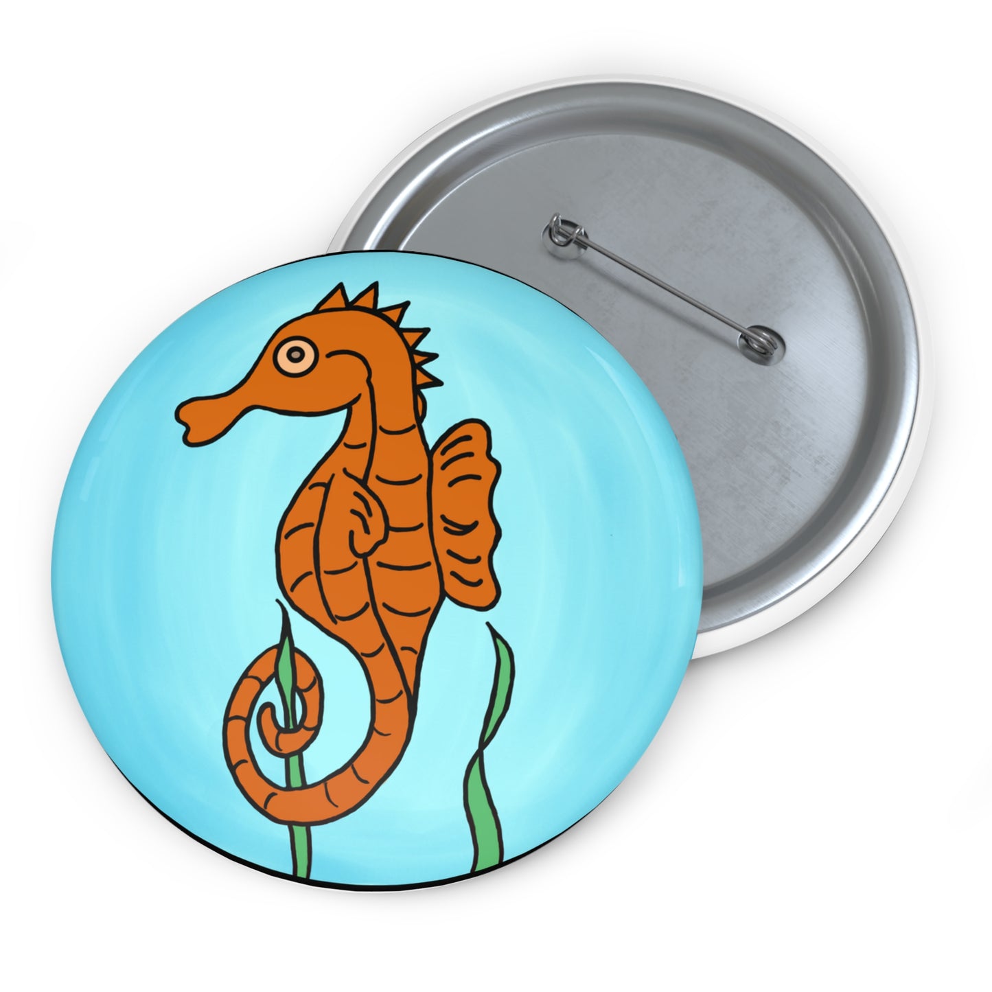 Seahorse - Custom Pin Buttons