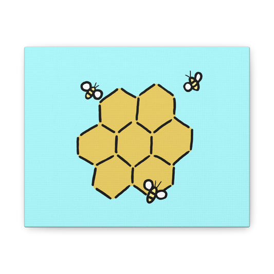 Bee honeycomb - Canvas Gallery Wraps