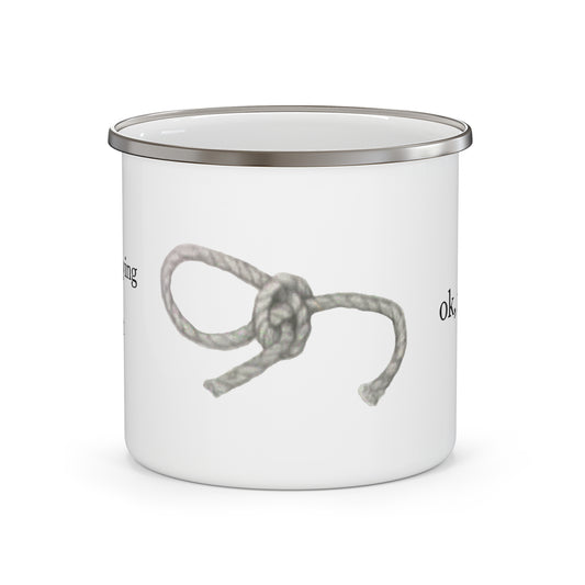 Tie the knot - Enamel Camping Mug