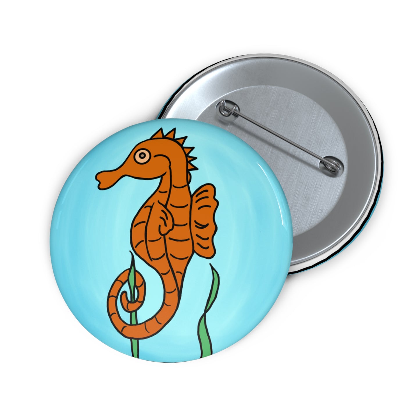 Seahorse - Custom Pin Buttons