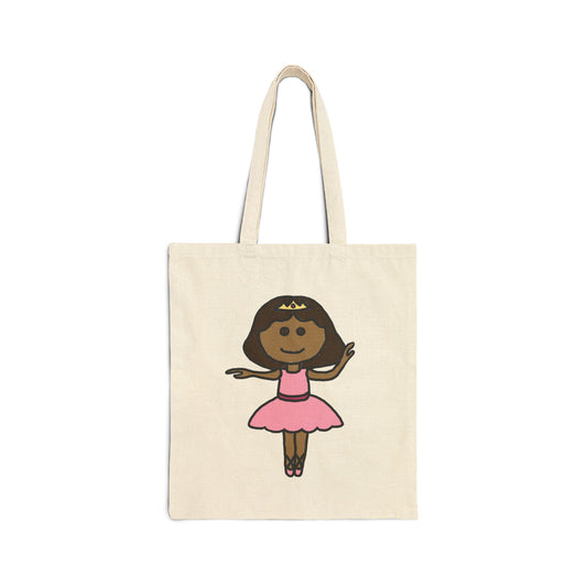 Ballerina - Cotton Canvas Tote Bag