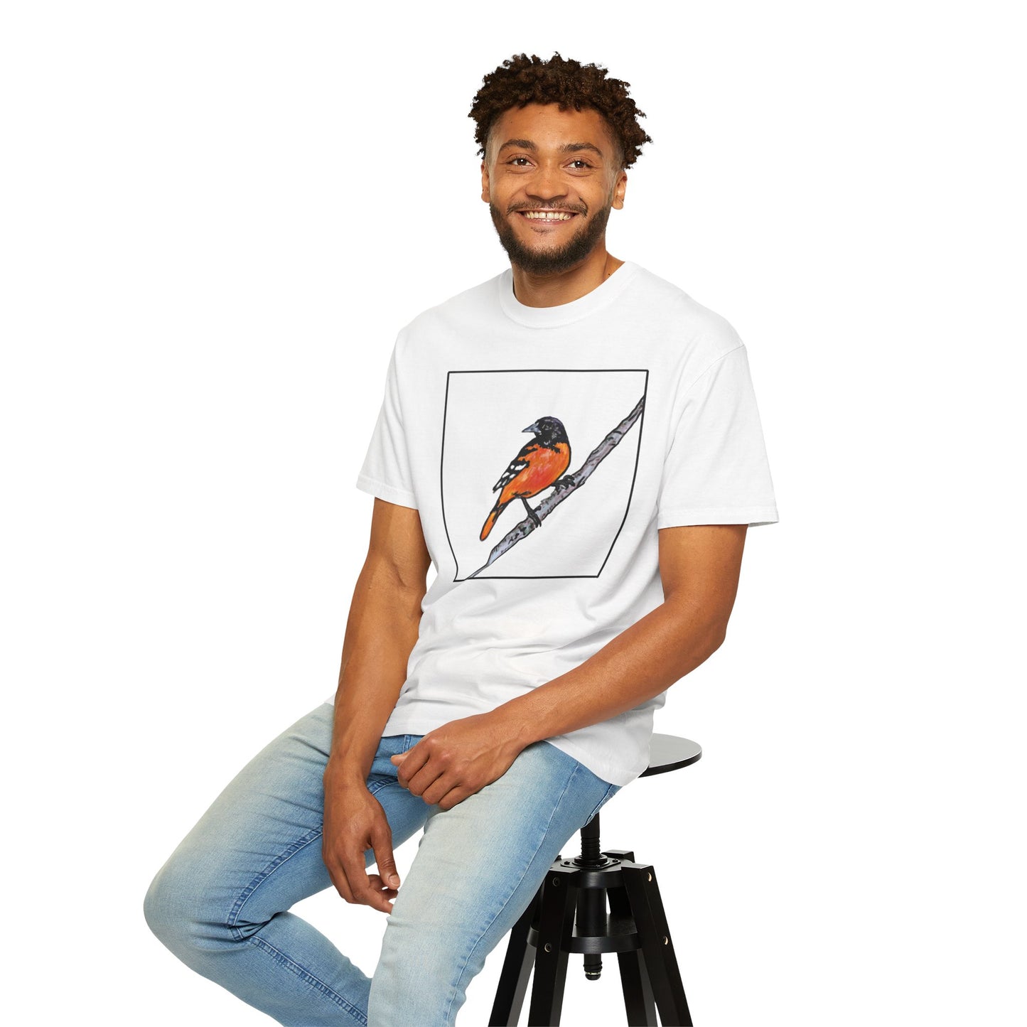 Oriole - Unisex Garment-Dyed T-shirt