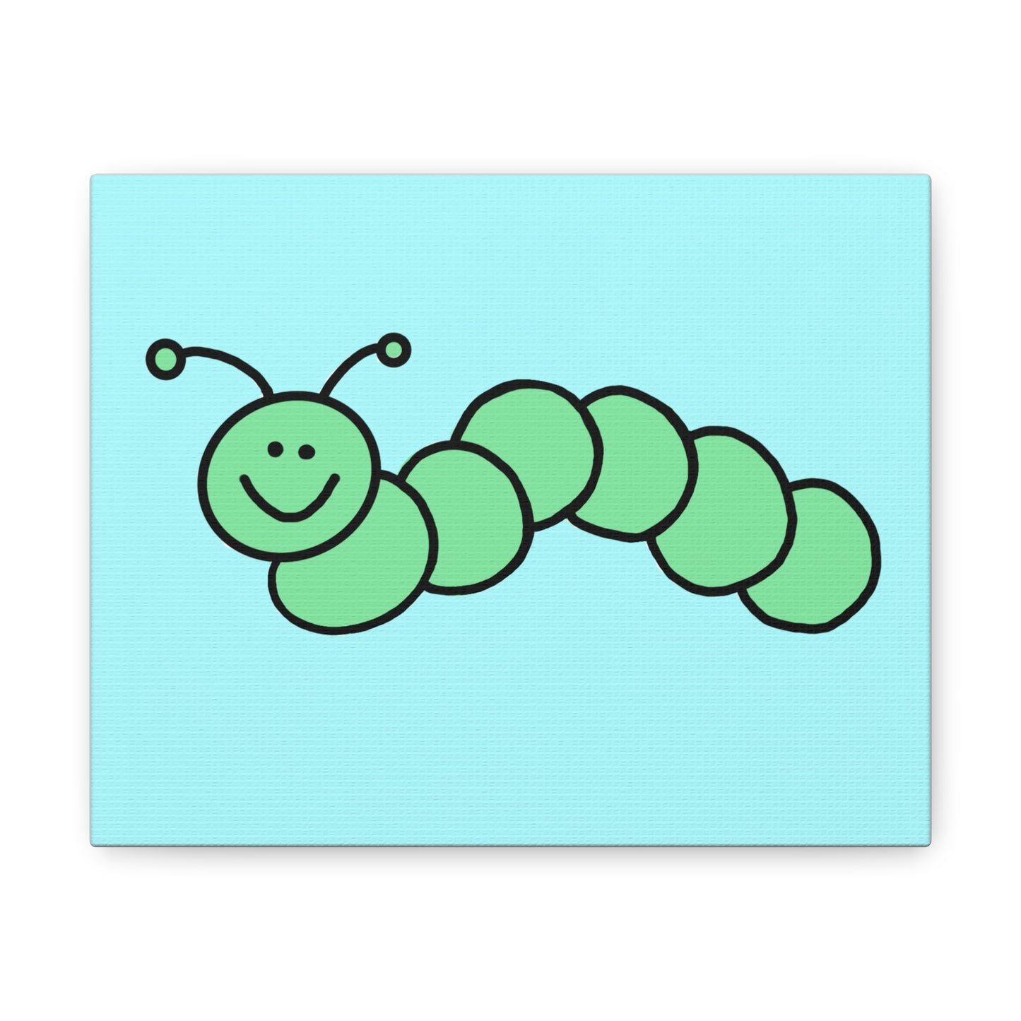 Happy Caterpillar -Canvas Gallery Wraps