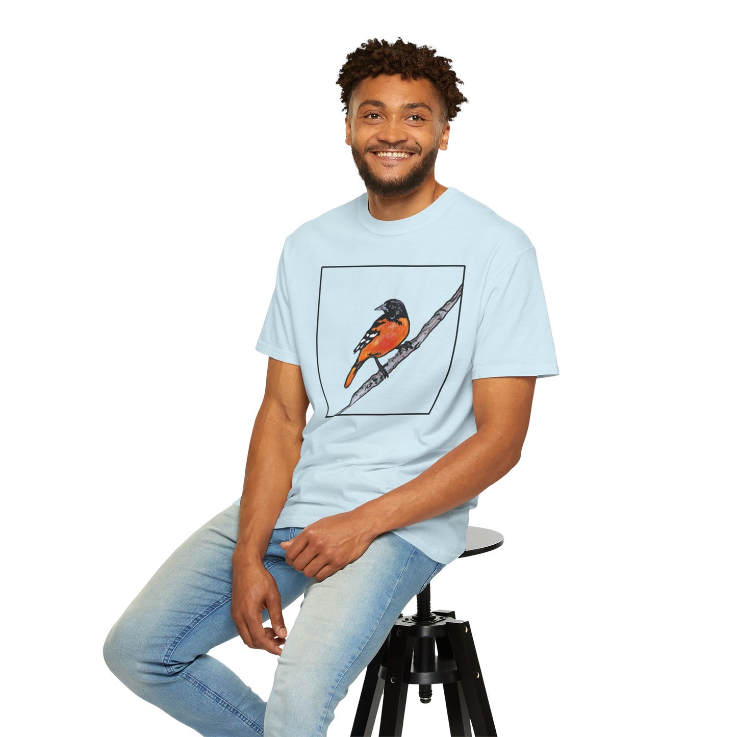 Oriole - Unisex Garment-Dyed T-shirt