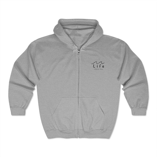 Life’s Waves - Unisex Heavy Blend™ Full Zip Hooded Sweatshirt