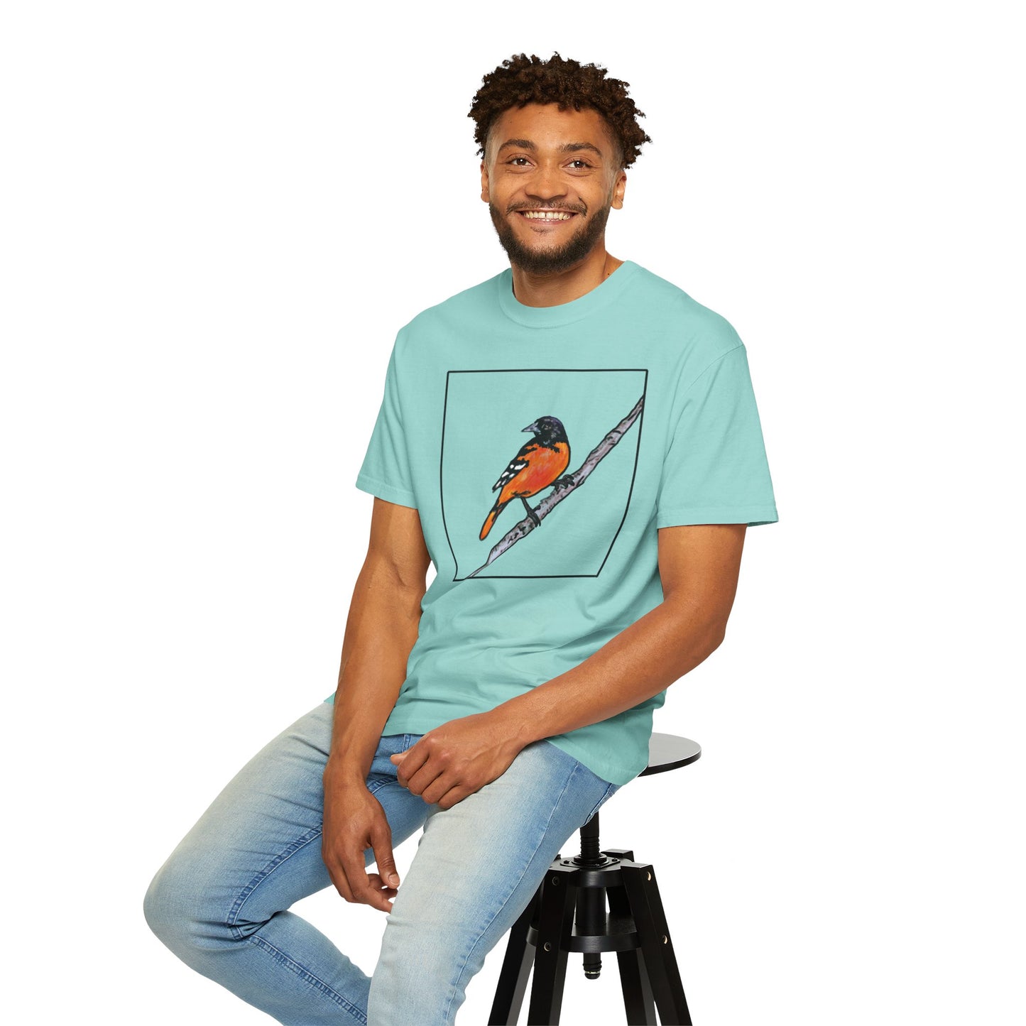 Oriole - Unisex Garment-Dyed T-shirt