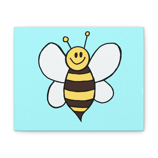 Happy Bee - Canvas Gallery Wraps