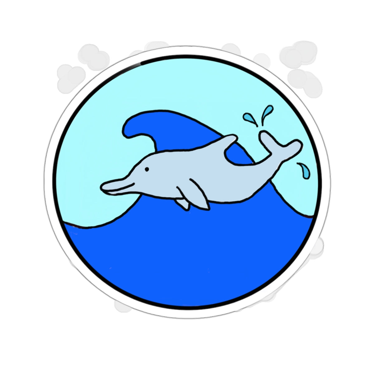 Dolphin - Kiss-Cut Stickers