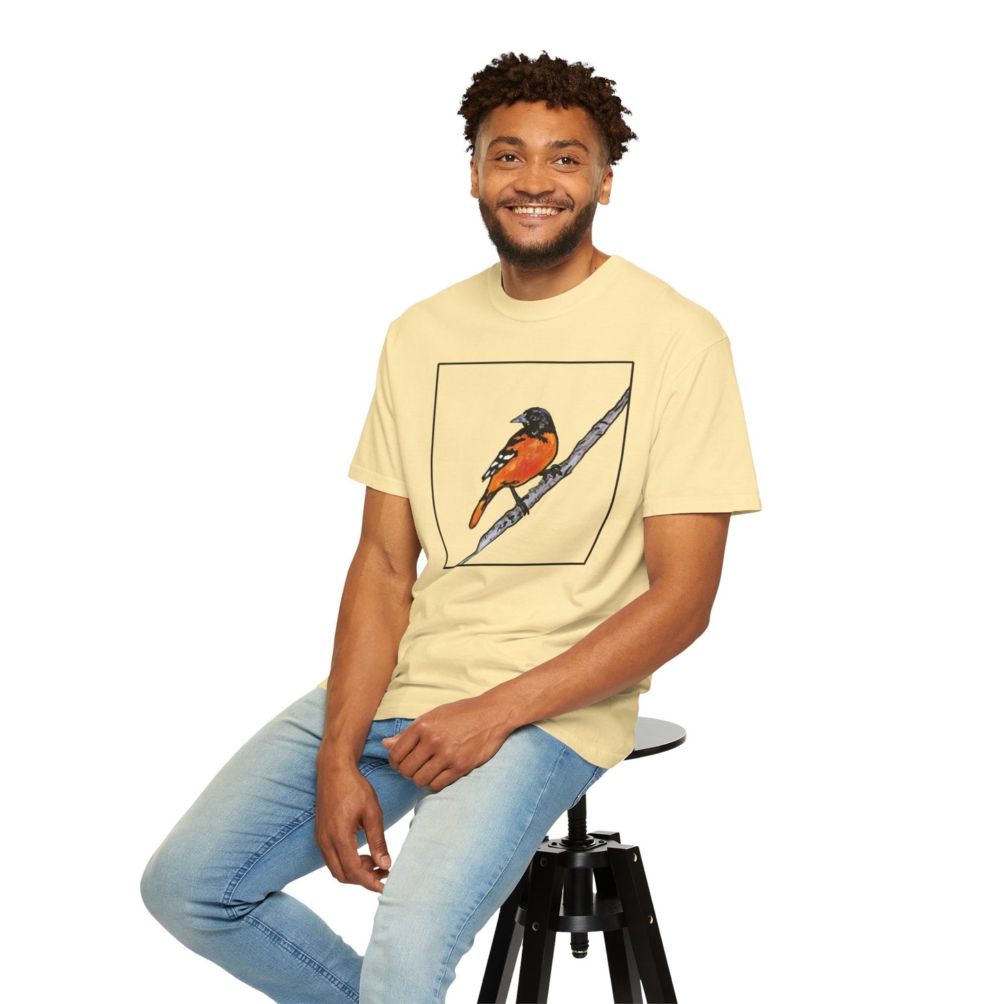 Oriole - Unisex Garment-Dyed T-shirt